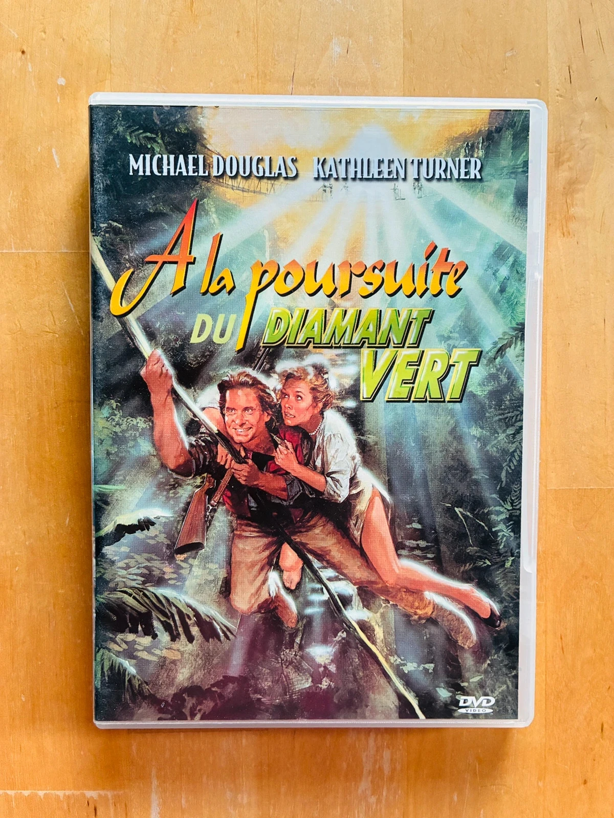 DVD À la poursuite du diamant vert de Robert Zemeckis.